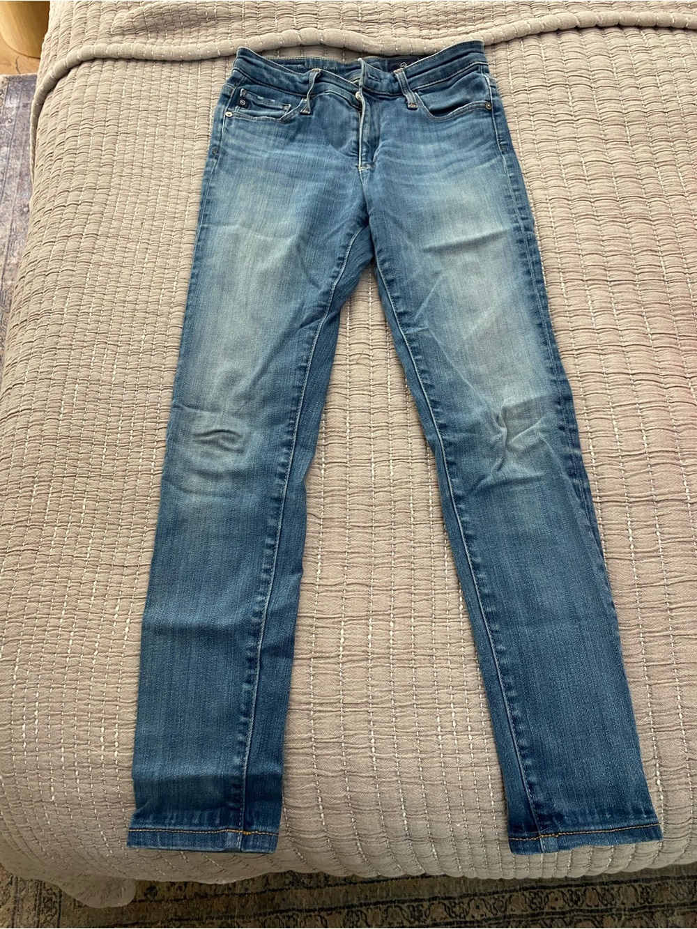 AG Adriano Goldschmied Medium Blue Skinny Jeans